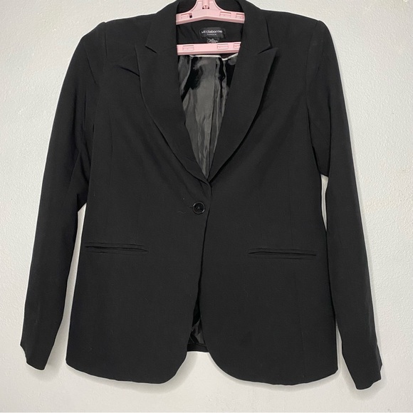 Liz Claiborne | Women’s black Blazer/ Suit Jacket Size 4 - Picture 1 of 11